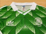1990 Germany Away Long sleeves Retro Soccer Jersey
