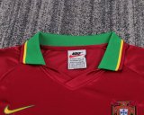 1998 Portugal Home Retro Kids Soccer Jersey