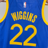 22-23 WARRIORS WIGGINS #22 Blue Top Quality Hot Pressing NBA Jersey