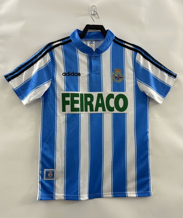 1997-1998 La Coruna Home Retro Soccer Jersey