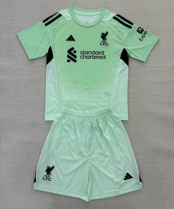 25-26 LIV GoalKeeper Kids Soccer Jersey