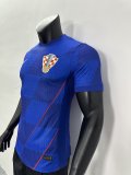 2024 Croatia European Cup Away Player Version Soccer Jersey