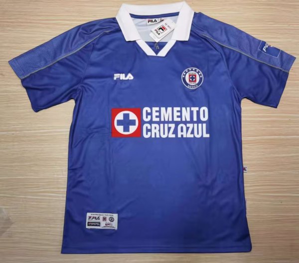 2002 Cruz Azul Home Retro Soccer Jersey