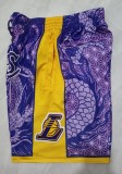 2024 Los Angeles Lakers Embroidery Top Quality NBA Pants