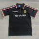 1998 Man Utd Black Retro Edition Polo Short Sleeve