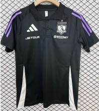 25-26 Colo-Colo Black Polo Short Sleeve *有领