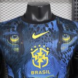 24-25 Brazil Blue Special Edition Player Version Soccer Jersey