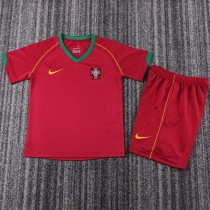 2006 Portugal Home Retro Kids Soccer Jersey 2006 Portugal Home Retro Kids Soccer Jersey