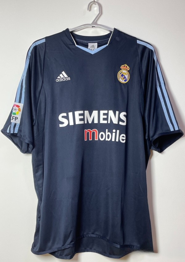 2003-2004 RMA Away Retro Soccer Jersey