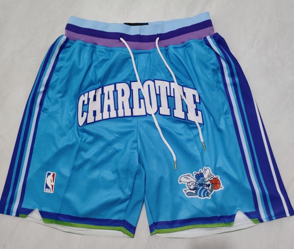 2024 Charlotte Hornets Embroidery Top Quality NBA Pants