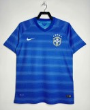 2014 Brazil Away Retro Soccer Jersey