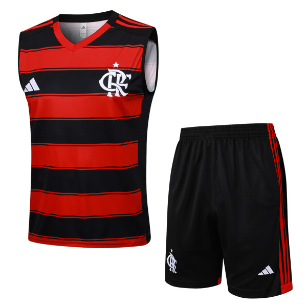 25-26 Flamengo High Quality Tank Top And Shorts Suit