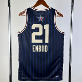 23-24 ALL-STAR ENBIID #21 Blue Top Quality Hot Pressing NBA Jersey
