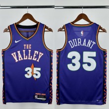 24-25 SUNS DURANT #35 Purple City Edition Top Quality Hot Pressing NBA Jersey