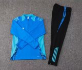 2024 AD Blue Half Pull Tracksuit