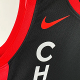 23-24 BULLS ROSE #1 Black City Edition Top Quality Hot Pressing NBA