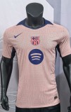 25-26 BAR Pink Yellow Special Edition Player Version Soccer Jersey