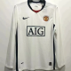 2008-2009 Man Utd Away Long Sleeve Retro Soccer Jersey