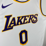 22-23 Lakers WESTBROOK #0 White Top Quality Hot Pressing NBA Jersey