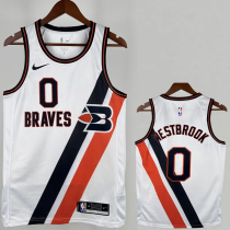 2019-20 Clippers WESTBROOK #0 White City Edition Top Quality Hot Pressing NBA Jersey 2019-20 Clippers WESTBROOK #0 White City Edition Top Quality Hot Pressing NBA Jersey