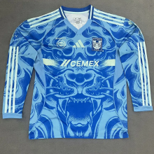 25-26 Tigres UANL Away Long Sleeve Soccer Jersey (长袖)