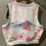 25-26 Japan White Women Yoga Vest (女)