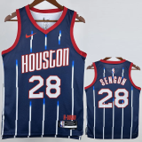 23-24 ROCKETS SENGUN #28 Royal blue City Edition Top Quality Hot Pressing NBA Jersey