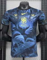 24-25 Brazil Blue Special Edition Player Version Soccer Jersey