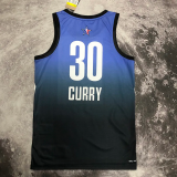 2023 ALL STAR CURRY #30 Blue Top Quality Hot Pressing NBA Jersey