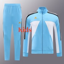 2024 AD Blue Kids Jacket Tracksuit 2024 AD Blue Kids Jacket Tracksuit