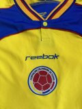 2001 Colombia Home Retro Soccer Jersey