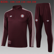 25-26 Bayern High Quality Kids Half Pull Tracksuit 25-26 Bayern High Quality Kids Half Pull Tracksuit