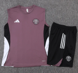 25-26 Man Utd High Quality Tank Top And Shorts Suit
