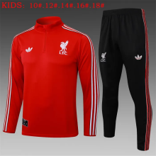 25-26 Liverpool High Quality Kids Jacket Tracksuit