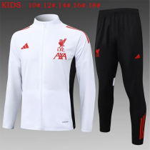 25-26 Liverpool High Quality Kids Jacket Tracksuit 25-26 Liverpool High Quality Kids Jacket Tracksuit