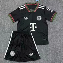 25-26 Bayern Black Kids Soccer Jersey 25-26 Bayern Black Kids Soccer Jersey