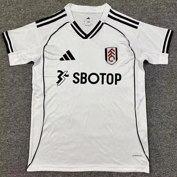 25-26 Fulham Home Fans Soccer Jersey