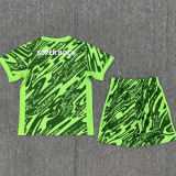 25-26 Sporting Lisbon Green Goalkeeper Kids Soccer Jersey 1:1 Thai Quality