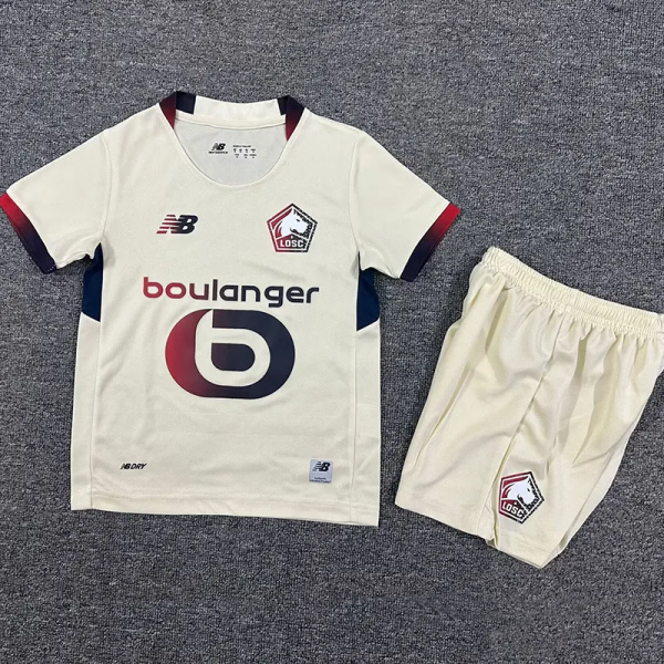 25-26 Lille Away Kids Soccer Jersey 1:1 Thai Quality