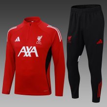 25-26 Liverpool High Quality Half Pull Tracksuit