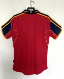 2000 Spain Home Retro Soccer Jersey