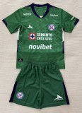 25-26 Cruz Azul Green Goalkeeper Adult Suit 1:1 Thai Quality