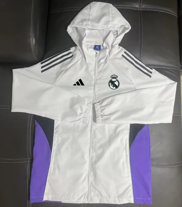 25-26 RMA White Windbreaker