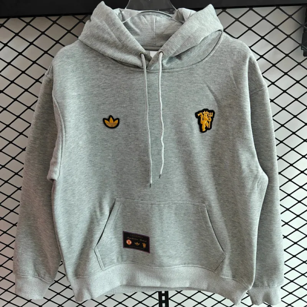 25-26 Man Utd Grey Hoody 灰色(加绒)