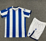 25-26 West Bromwich Home Kids Soccer Jersey 1:1 Thai Quality