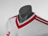1986 Man Utd Away White Retro Soccer Jersey