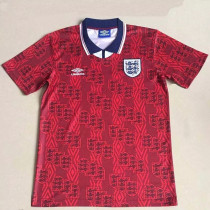 1994 England Away Red Retro Soccer Jersey 1994 England Away Red Retro Soccer Jersey