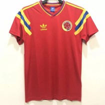 1990 Colombia Away Red Retro Soccer Jersey 1990 Colombia Away Red Retro Soccer Jersey