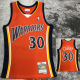 2010 WARRIORS CURRY #30 Orange Retro Top Quality Hot Pressing NBA Jersey