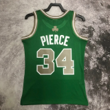 2007-08 CELTICS PIERCE #34 Green Retro Top Quality Hot Pressing NBA Jersey